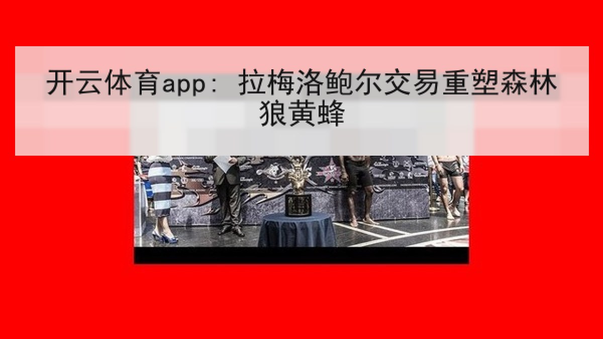开云体育app: 拉梅洛鲍尔交易重塑森林狼黄蜂 开云体育app: 拉梅洛鲍尔交易重塑森林狼黄蜂